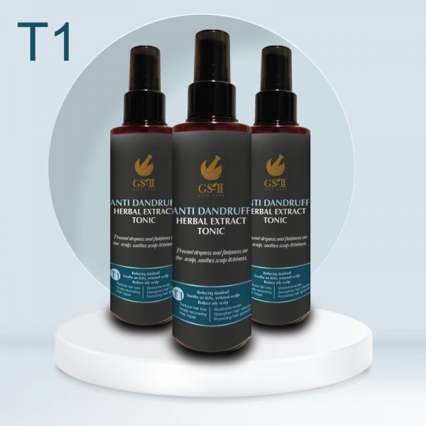 T1 Anti Dandruff Herbal Extract Tonic 150ml (Per Bottle...
